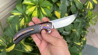 David Mosier  Sean Kendrick Serpents Line Custom Knife From R1MarketPlace [upl. by Aihsekram]