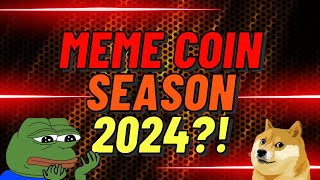 MEME COIN SEASON AKAN TERJADI POTENSI MEME COIN DI 2024 DOGE SHIB PEPE [upl. by Htiekram]