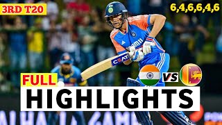 India vs Sri Lanka 3rd T20 Highlights 2024  India vs Sri Lanka  IND vs SL 3rd T20 Highlights 2024 [upl. by Quince]