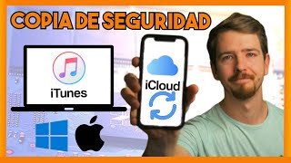 Como Hacer Copia de Seguridad en iPhone iCloud y iTunes [upl. by Donica317]