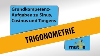 Aufgaben zu Sinus Cosinus und Tangens Grundkompetenzen [upl. by Olbap]