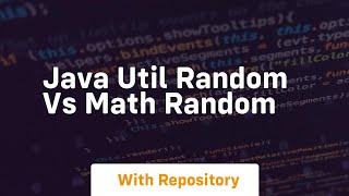 java util random vs math random [upl. by Frida513]