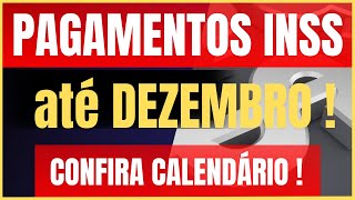 🔴 PAGAMENTOS INSS até DEZEMBRO de 2024   CONFIRA CALENDÁRIO [upl. by Nanyt964]