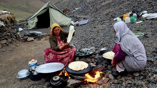 Organic Mountain Village Life  Shepherd Mother Cooking Shepherd Food Village life of Afghanistan [upl. by Nileuqcaj296]