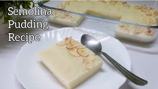 Semolina Pudding recipeSujir Pudding Rava Pudding [upl. by Brody]