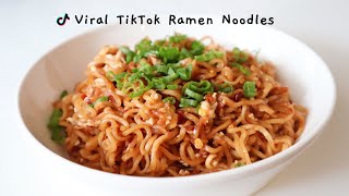 VIRAL TIKTOK RAMEN NOODLES RECIPE [upl. by Bertilla]