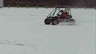 CVT Testing in snow  Lehigh University BAJA SAE [upl. by Frayda]