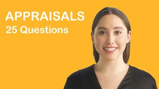 Appraisals 25 Questions  Real Estate Exam Practice [upl. by Repsag422]