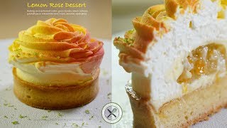 Lemon Rose Tart –Bruno Albouze –THE REAL DEAL [upl. by Sucramraj]