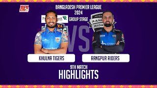 Khulna Tigers vs Rangpur Riders  9th Match  Highlights  Season 10  BPL 2024 [upl. by Rede]