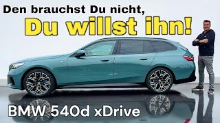 BMW 540d xDrive Reihensechszylinder  Diesel mit 303 PS im Test  Review  Autobahn  2024  G61 [upl. by Halfon465]