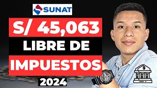 💥 Solicita TU SUSPENSIÓN de 4TA CATEGORÍA 2024 💰  S 45063 LIBRE de IMPUESTOS  SUNAT  🤫 [upl. by Centeno]