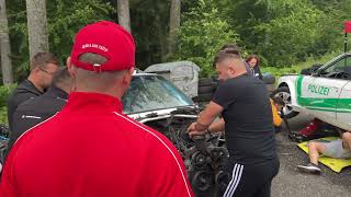 BMW head gasket change on the go  BMW E30 Fest Stories bmw e30 [upl. by Enilec]