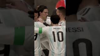 Argentina vs Peru  World Cup Qualifiers 2026  Football Shorts Highlights  FC 24 shorts [upl. by Ylicic159]