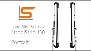 StrobiStrip 150  Long slim softboxstripbox for speedlites [upl. by Akimad647]