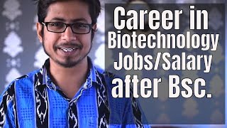 Biotechnology Career jobs and salary in India [upl. by Ppilihp]