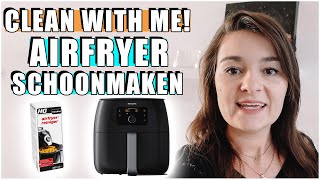 CLEAN WITH ME  Airfryer schoonmaken  Hoe maak je de Philips Airfryer XXL schoon  DIDI VAN BERGEN [upl. by Eednus]