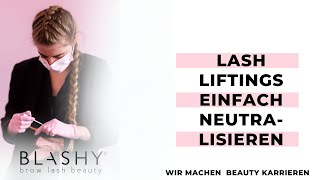 Wimpernlifting  So geht die Neutralisation bei krüseligen Wimpern [upl. by Shrier]