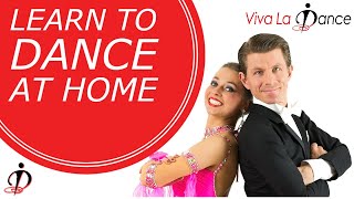 Learn basic Tango for fun at home the open reverse turn outside swivel promenade link [upl. by Anne-Corinne]