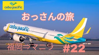 ＃22 福岡からマニラ、フィリピンへ 井桁弘恵さん愛用？の機内ピロー [upl. by Penoyer]