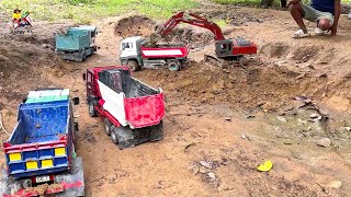 Borey RC Team are continuing to build highway road rctrucks rccars rcexcavator bulldozer [upl. by Notwal]