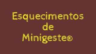 Atrasos e esquecimentos de Minigeste® [upl. by Frederick]