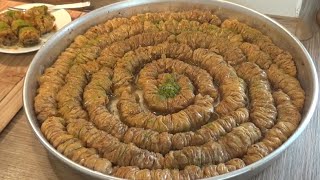 Citir citir El acmasi Cevizli Büzme Baklava tarifi [upl. by Koffman999]