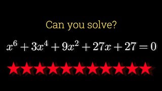 【代数方程式3】なんか難解な6次方程式 計算ソフト可【★11】 [upl. by Infield847]