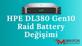 HP DL380 GEN10 Raid Battery Değişimi Nasıl Yapılır Hp DL380 RaidBattery [upl. by Llerod]