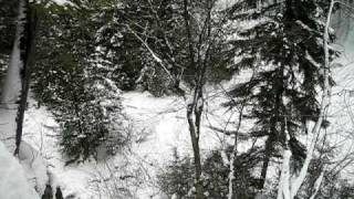 Miners Falls Munising Michigan in Winter [upl. by Lundgren]