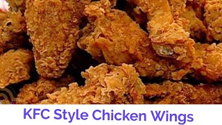 KFC Style Chicken Wings  Crispy Hot Wings  Home Made Crispy Wings [upl. by Clellan846]