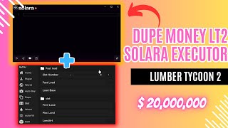 DUPE MONEY LT2  SOLARA EXECUTOR [upl. by Assertal]