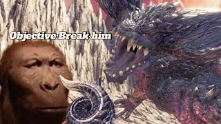 Breaking Parts With a Comically Large Hammer  Monster Hunter World [upl. by Harriman963]