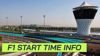 F1 start time What time does Abu Dhabi GP qualifying start How to watch and more [upl. by Eelyrag]