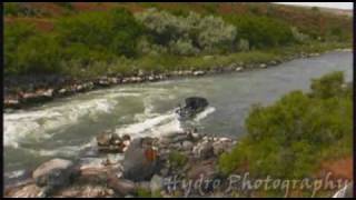 Jet boat hits rock on the way down [upl. by Neelyahs420]