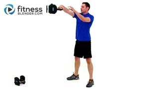 Kettlebell Cardio Workout by FitnessBlendercom [upl. by Zea156]