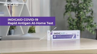 INDICAID COVID19 Rapid Antigen AtHome Test  Demo Video US OTC [upl. by Kery]