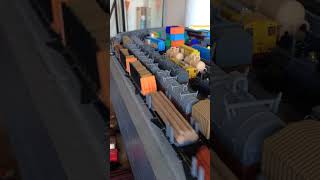 Headed round the bend again and again N Scale 3D printed layout nscale 3dprinting [upl. by Sinnylg207]