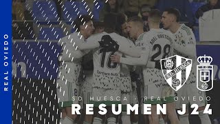 Resumen SD Huesca Real Oviedo J24 [upl. by Leiba]