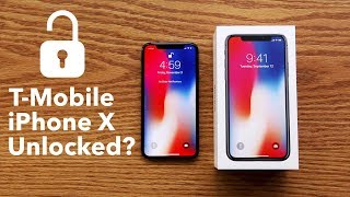 TMobile iPhone X  Does it Come Factory Unlocked [upl. by Norene542]