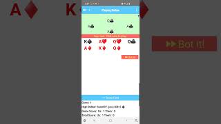 Play Bid Euchre App  How To Play Solo Tournaments [upl. by Garris]