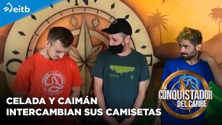 SIN FILTRO Celada y Caimán intercambian sus camisetas [upl. by Hildegard]