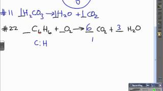 Balancing Equations worksheet [upl. by Humpage]