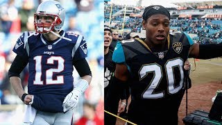 Jalen Ramsey CONFRONTS Tom Brady prior to AFC Championship Game [upl. by Andersen]