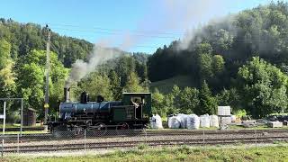 DVZO – DampfbahnVerein Zürcher Oberland  Lok quotBäretswilquot [upl. by Hayalat658]