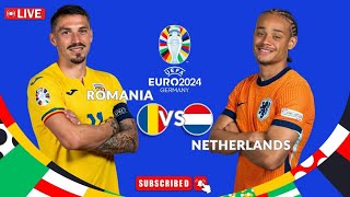 Romania vs Netherlands EURO 2024 round of 16 [upl. by Judon]