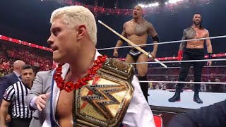 Cody Rhodes Vs Roman Reigns Vs The Rock Vs Seth Rollins Vs All Raw Smackdown 2024 [upl. by Mowbray982]