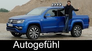 VW Volkswagen Amarok Aventura FULL REVIEW V6 TDI test driven offroad onroad new Facelift neu 2017 [upl. by Marilou914]