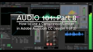 How to use a CompressorLimiter AUDIO 101 Part 8 [upl. by Even712]