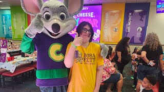 The Chuck E Cheese Birthday Star Extravaganza Happy Birthday Song [upl. by Solrac]